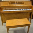 1992 Yamaha M302 console piano in American oak - Upright - Console Pianos